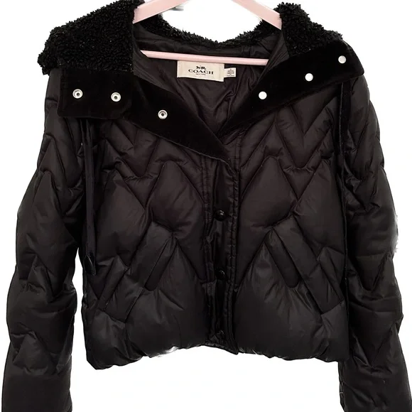 Black Authentic Coach Coat - Picture 2 of 4